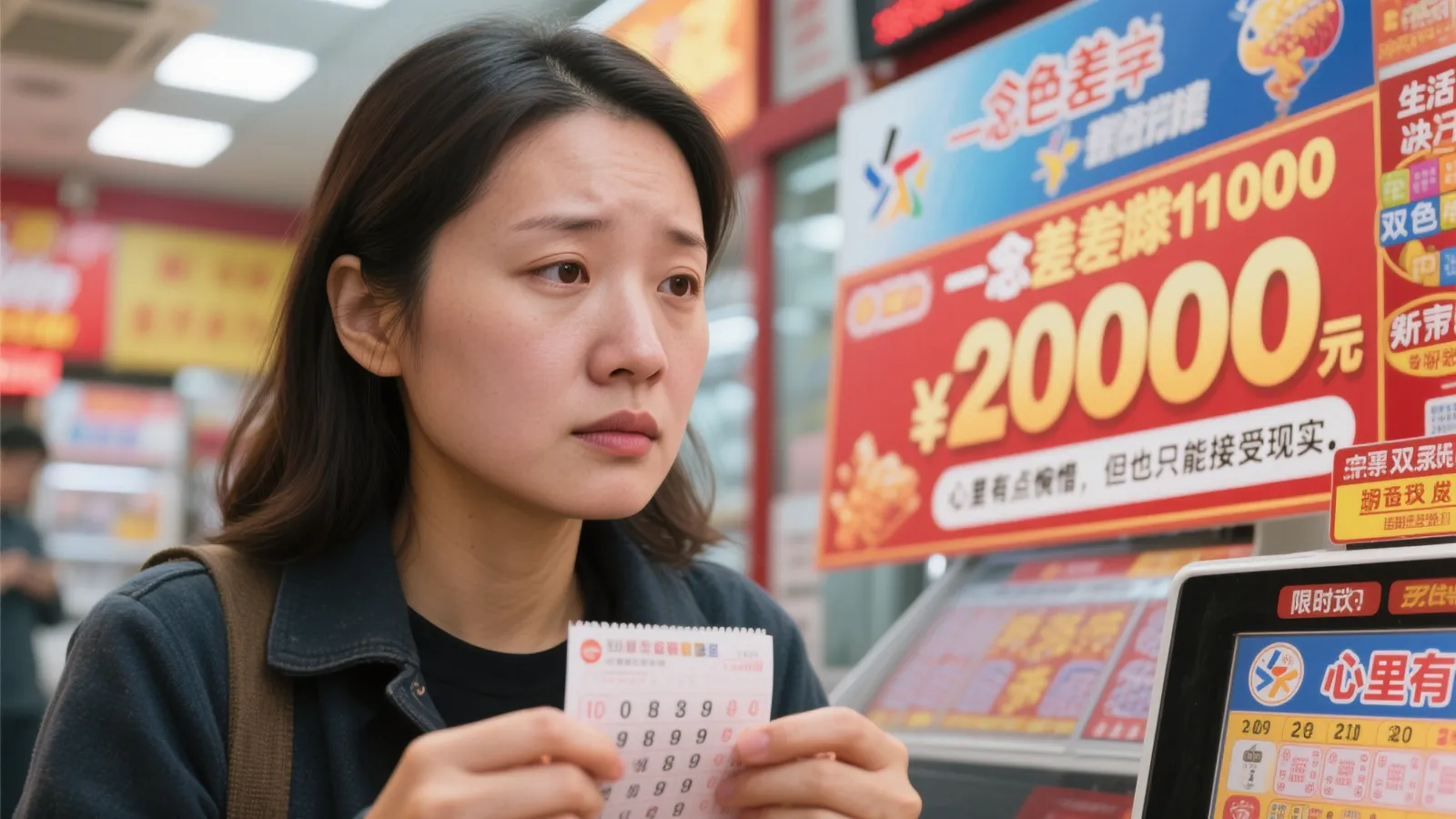 女彩民临时改号，与双色球2000万擦肩而过：心中略感遗憾