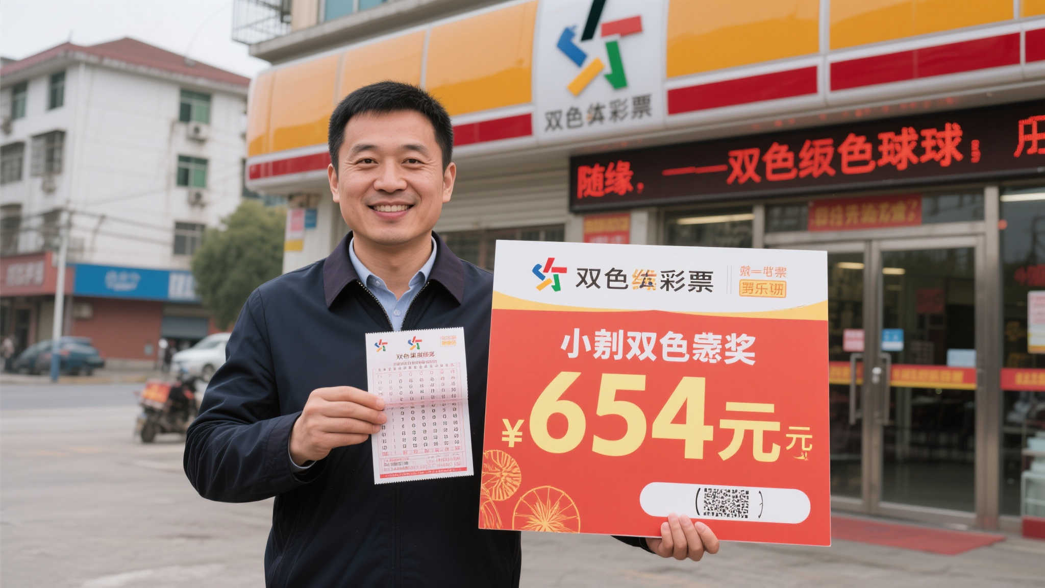 男子喜中双色球654万 坚信大奖真实无虚